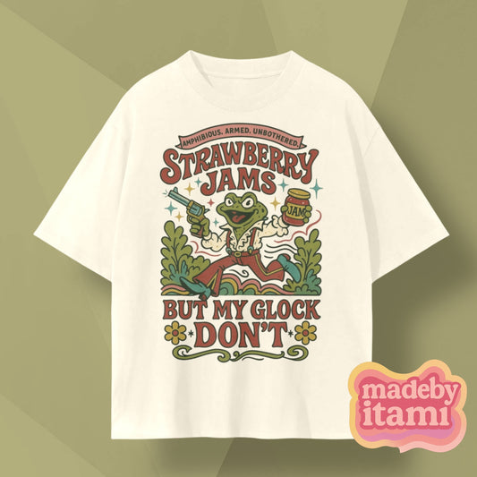 Strawberry Jams But My Gl*ck Don't T-Shirt