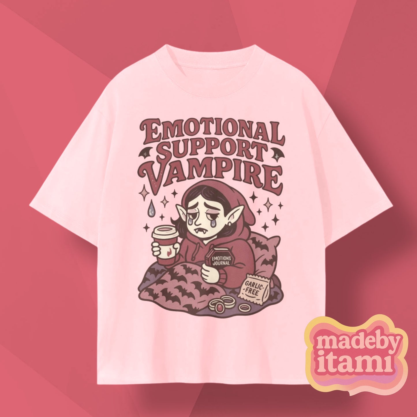 Emotional Support Vampire T-Shirt