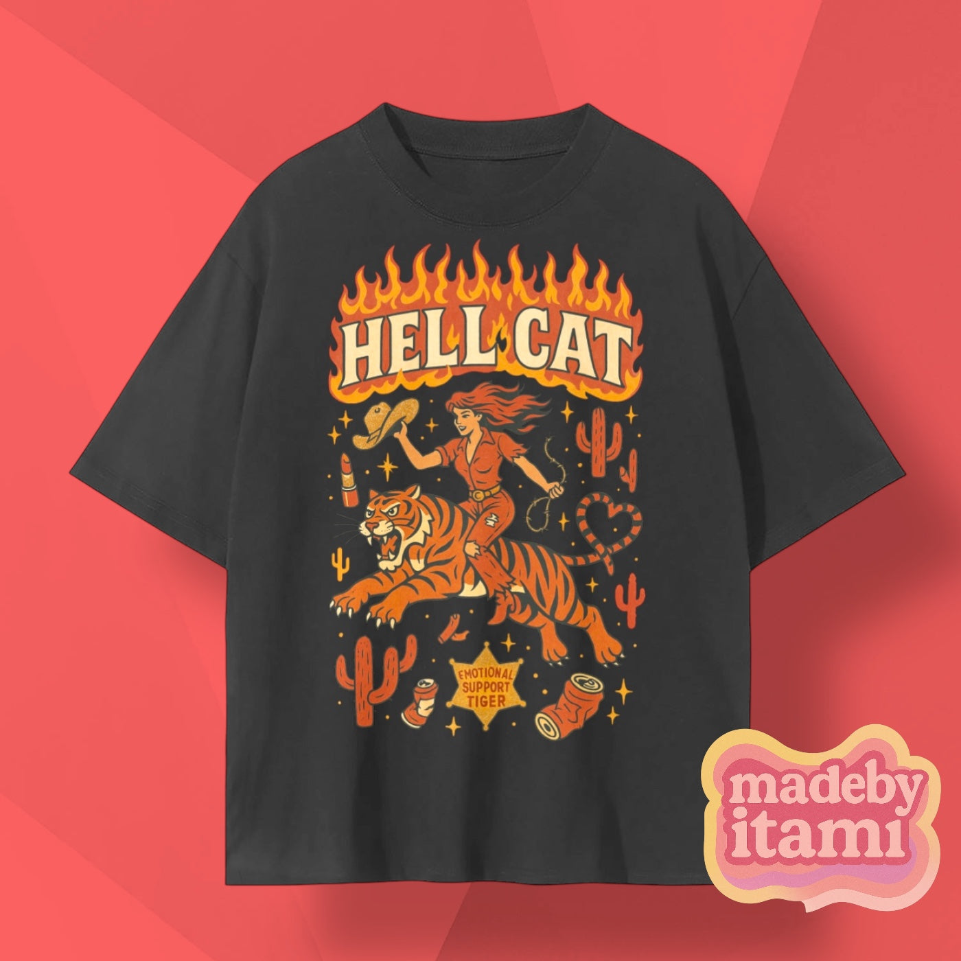 Hell Cat Unisex T-Shirt