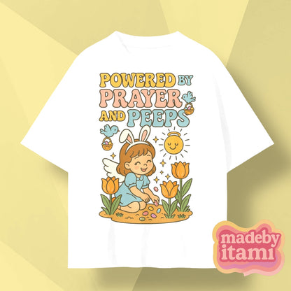 Powered By Prayer And Peeps T-Shirt