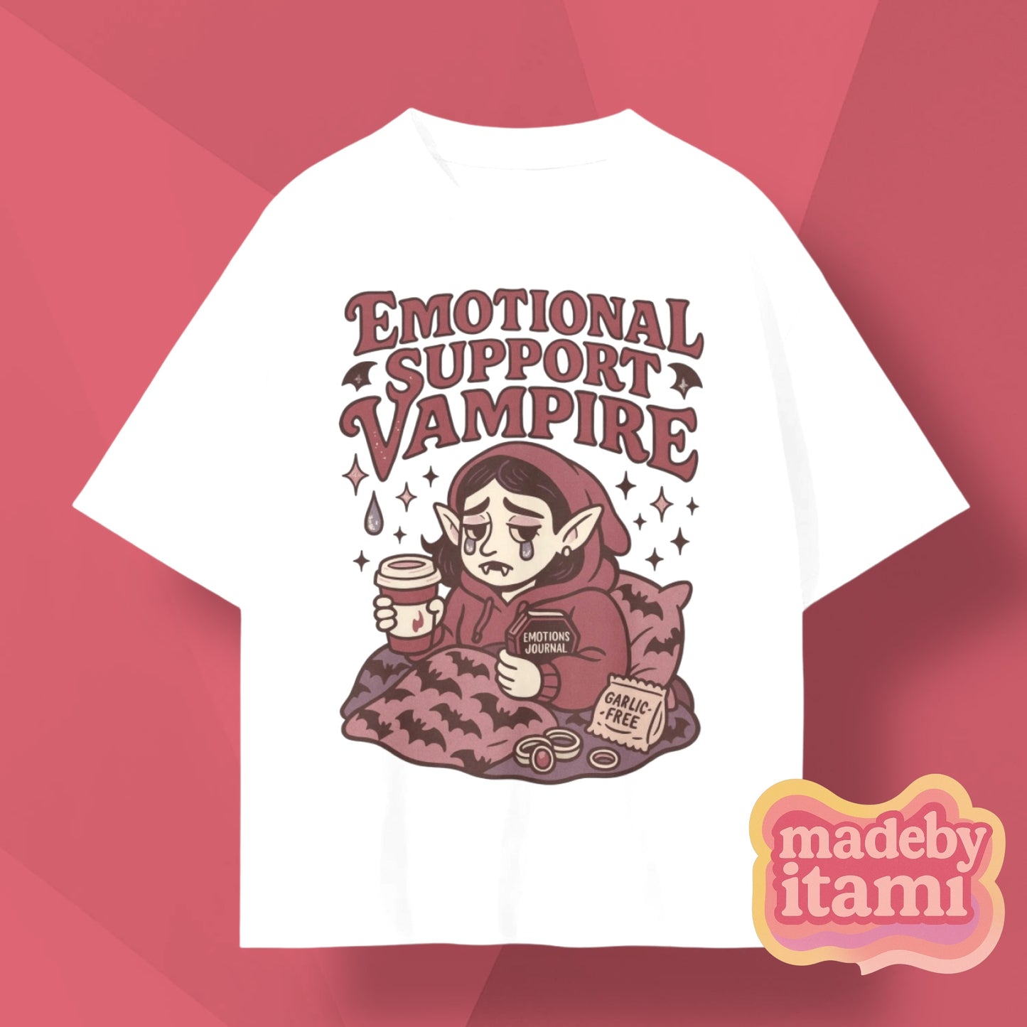 Emotional Support Vampire T-Shirt