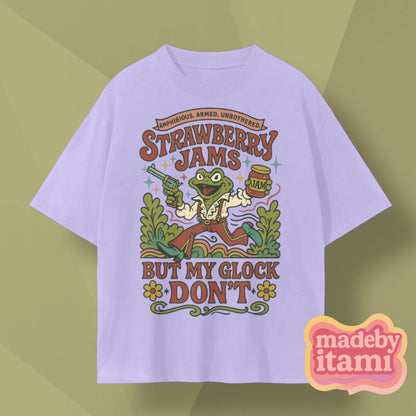 Strawberry Jams But My Gl*ck Don't T-Shirt