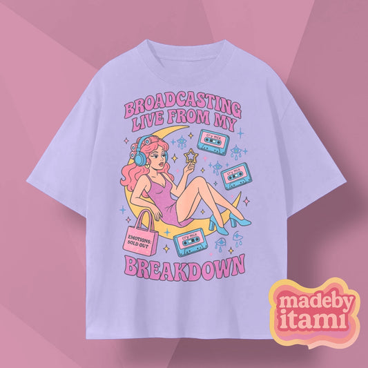 Broadcasting Live From Breakdown T-Shirt