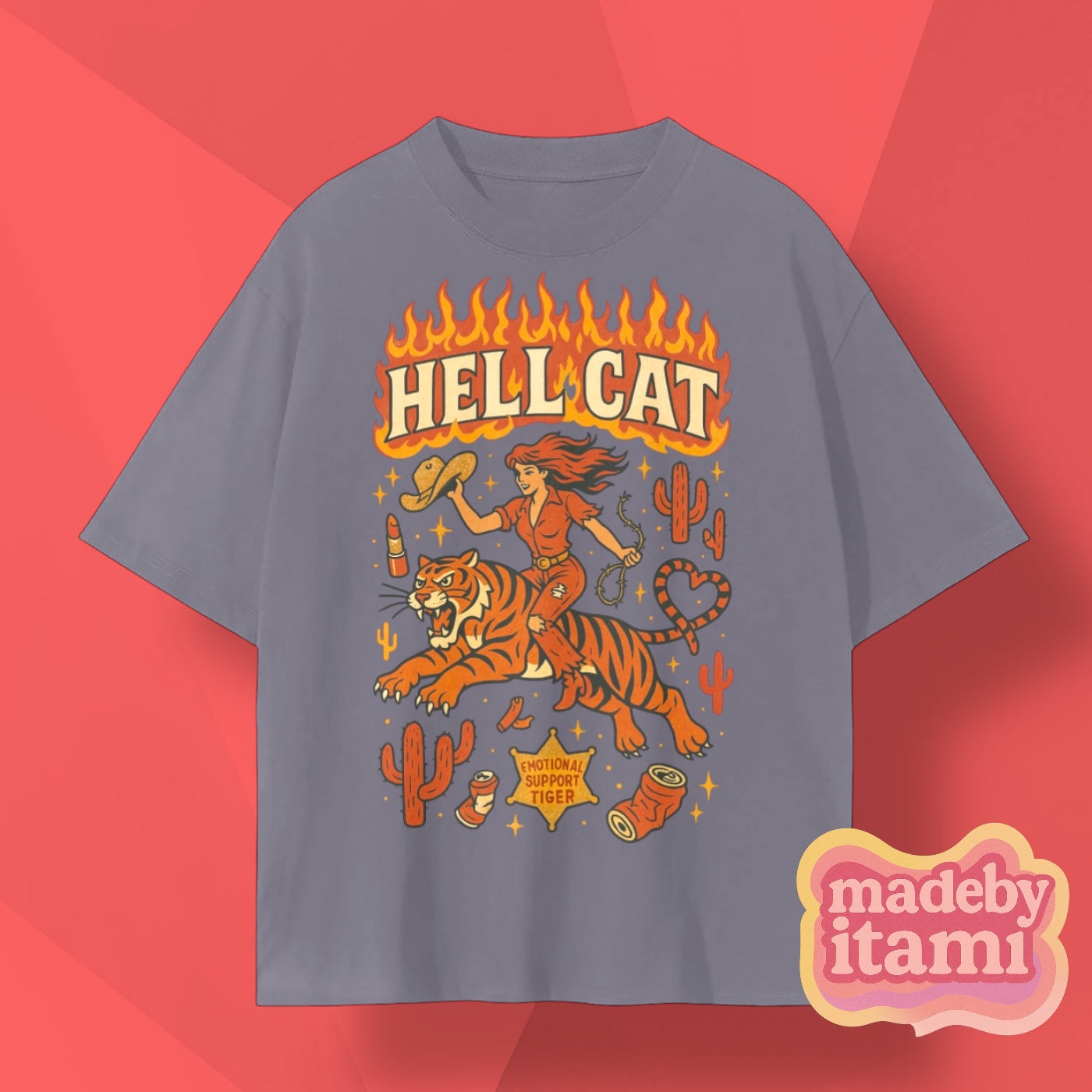 Hell Cat Unisex T-Shirt