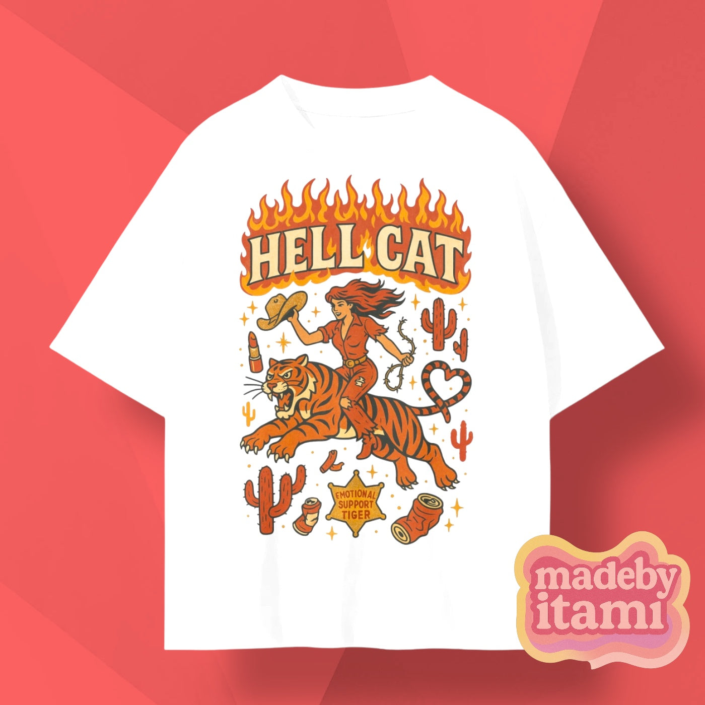 Hell Cat Unisex T-Shirt