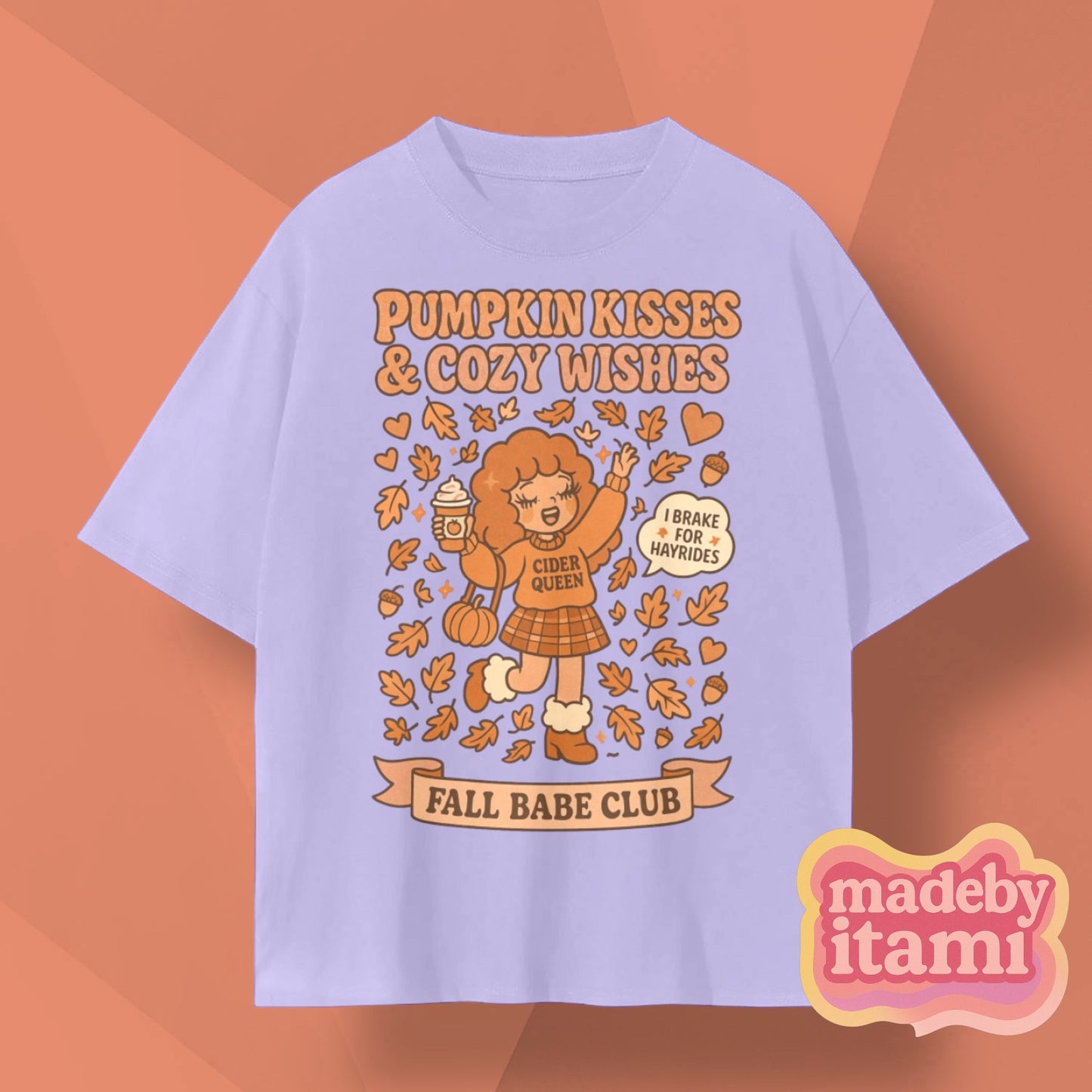 Pumpkin Kisses & Cozy Wishes T-Shirt